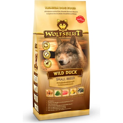 Wolfsblut Wild Duck Small Breed kačica so zemiakmi 2 kg