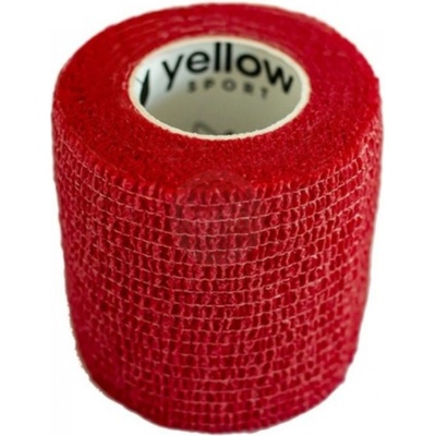 YellowBAND elastické samofixační obinadlo 5 cm červená