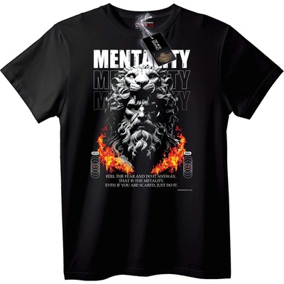 NOONEBRAND Тениска Мотивационен Лъв - 6XL, White