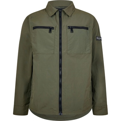 Nicce Men's Placed Lightweight Overshirt - Khaki