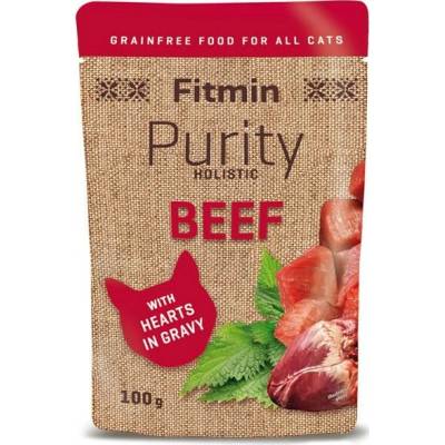 Fitmin Cat Purity kapsička Beef with Hearts SET 9+3 100 g