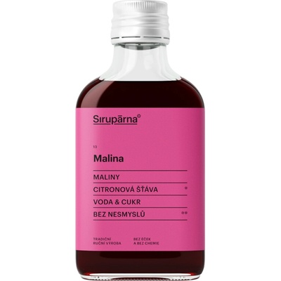 Sirupárna Domácí Malinový Sirup 100 ml