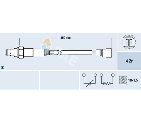 Lambda sonda FAE 77385