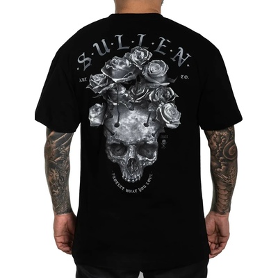 SULLEN мъжка тениска sullen - farrar rose skull - scm4231_bk
