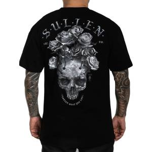 SULLEN мъжка тениска sullen - farrar rose skull - scm4231_bk
