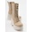 Moda Trend Дамски велурени ботуши на платформа - Бежови #410845 (410845_Бежов)