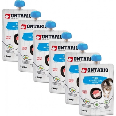 Ontario Paste Kitten Tuna Fresh Meat 6 x 90 g