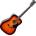 Soundsation Акустична китара Yosemite DN, Sunburst