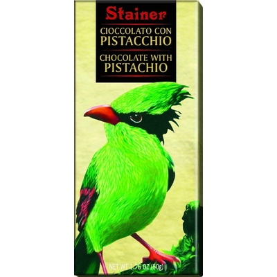 Stainer bílá čokoláda s pistáciemi 50 g