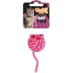Uniq Pets Mousehunt Cotton String Mouse - играчка мишка за котка от памучно въже, 5 см