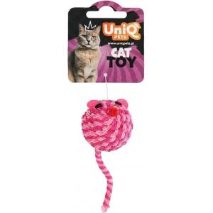 Uniq Pets Mousehunt Cotton String Mouse - играчка мишка за котка от памучно въже, 5 см