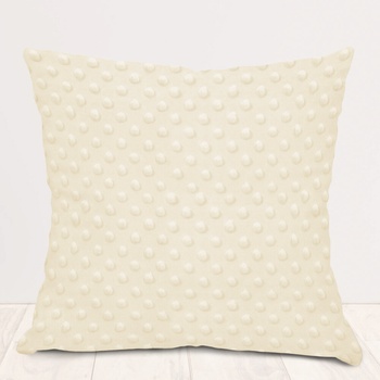 Biante Minky 3D bodky MKP-014 krémová 50 x 60 cm