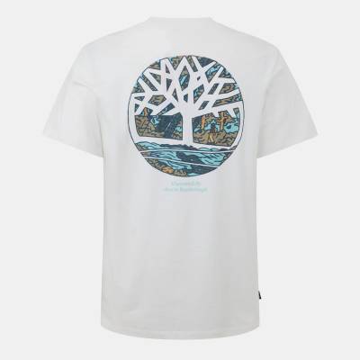 Timberland Тениска Timberland Logo Graphic T-Shirt - White