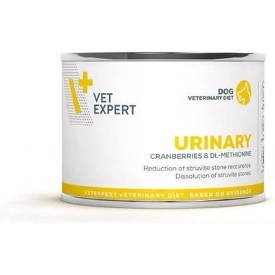 VetExpert Veterinary Diet Urinary dog за кучета при проблеми в пикочните пътища 200gr