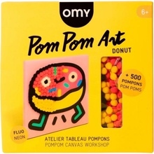 OMY Kreativní sada Pom Pom Art Donut