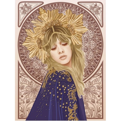 Plagát, Obraz - Stevie Nicks Mucha, Retrodrome, 30 × 40 cm