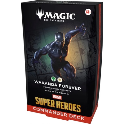 Magic the Gathering Magic The Gathering: Marvel Super Heroes Commander Deck Wakanda Forever (D53610002-2)