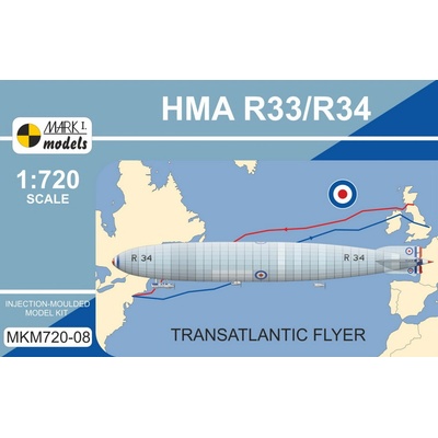 Models HMA R33/R34 Transatlantic FlyerMark 1 MKM720-08 1:720