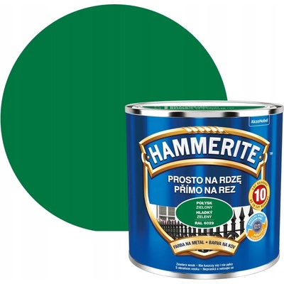 Hammerite Farba na kov 0,25 l zelená