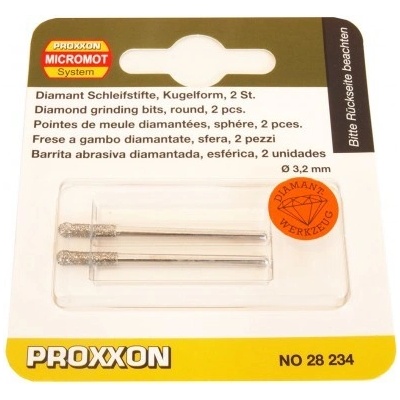 Diamantové guľové stopkové brúsky Proxxon 28234