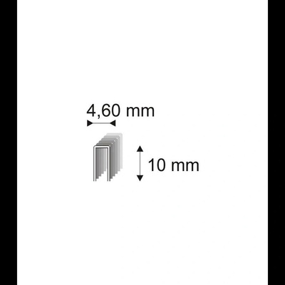 Truhlářské spony Narex 333/10 - 4,60 x 10 mm kusů v balení 16000 | Nože Mikov Dům, byt a zahrada Dílna Příslušenství k nářadí Spony do sponkovačky – Hledejceny.cz