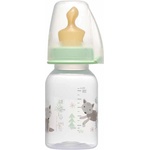 Nip Бебешко шише NIP - Family, РР, Flow S, 0-6 м, 125 ml (4000821350045) - baby