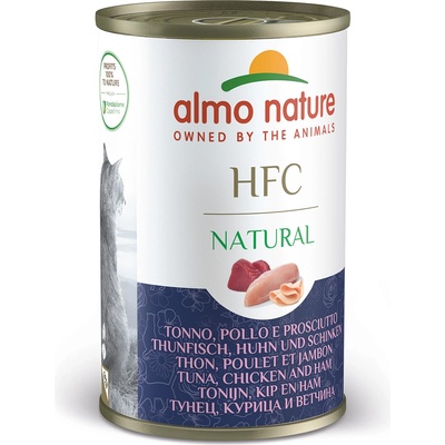 Almo Nature Икономична опаковка Almo Nature HFC 24 x 140 г - риба тон, пиле и шунка