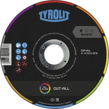 Tyrolit Řezný kotouč 125 x 1,6 x 22,23 mm 34663840