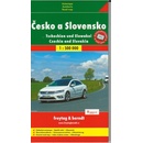 Mapa Česko a Slovensko