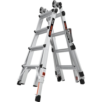 Little Giant Ladder Телескопична алуминиева стълба Little Giant Epic M17, 4x4 стъпала (16817-875)