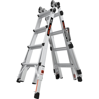 Little Giant Ladder Телескопична алуминиева стълба Little Giant Epic M17, 4x4 стъпала (16817-875)