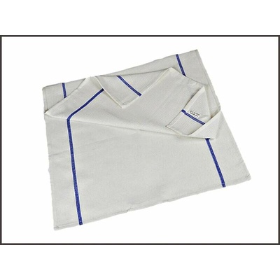 Medi-Towel ručník kepr 50 x 100 cm bílý s modrým proužkem