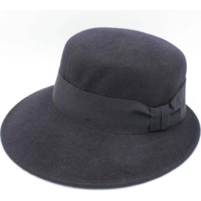 Fiebig dámský klobouček cloche šedomodrý