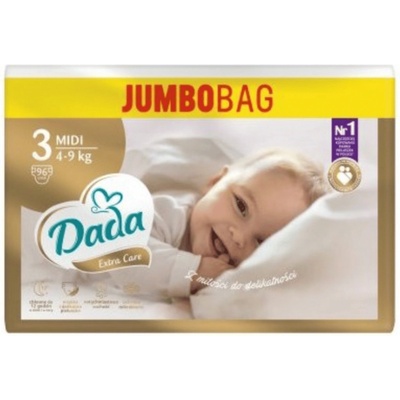 Dada JUMBOBAG Extra Care 3 Midi 4-9 kg 106 ks