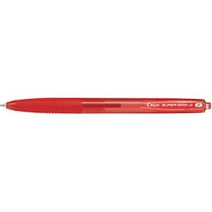 Pilot Химикалка, 0, 22 мм, с бутон, PILOT "Super Grip G", червена BPGG-8R-F-RR (BPGG-8R-F-RR)