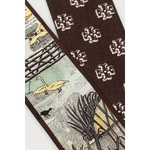 Tory Burch шалче дамско от коприна Forest Ribbon (187960)