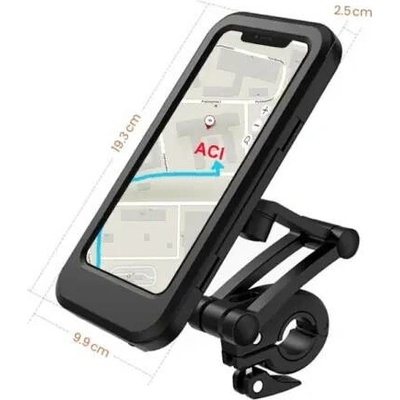 pouzdro na mobilní telefon včetně držáku (vnitřní rozměry 175 x 80 x 8 mm), Q-TECH