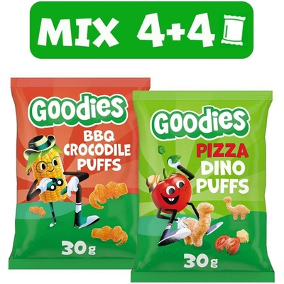Goodies křupky mix příchutí 8× 30 g