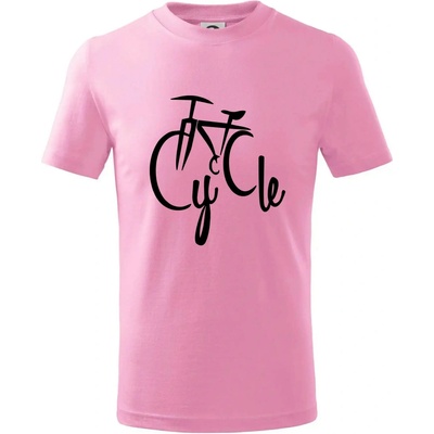 Cycle bicykel tričko detské ružová