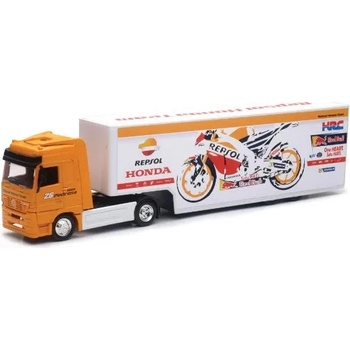 New Ray Toys Метален камион Newray - Mercedes Actros Repsol Honda, 1: 43, 45 cm (15883)