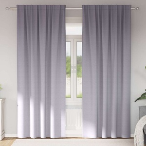 Pure Line Home Плътни завеси в цвят сив с комбиниран перделък, 2 бр. , 140 x 260 см - zalegloto - 54,96 лв