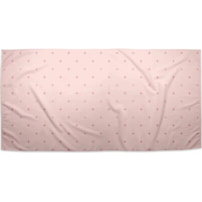 Sablio Uterák Růžové křížky na světle růžové 50 x 100 cm