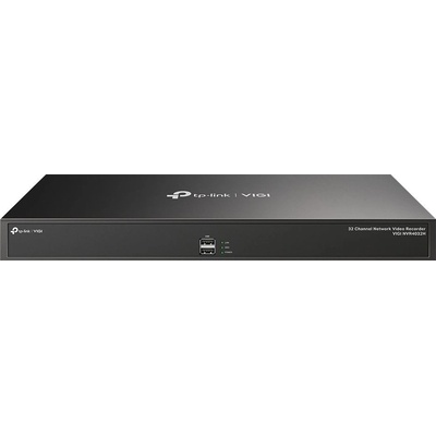 VIGI NVR4032H 32-канален мрежов видеорекордер (NVR), 4K HDMI, 320 Mbps, 4× SATA (до 10 TB/диск), 2× Gigabit LAN, H. 265+ (VIGI NVR4032H)