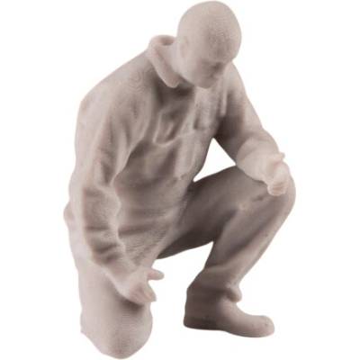 Krick Modelltechnik Figurka strojník klečící nenabarvená 1:25