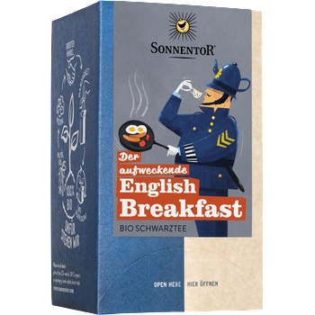 SONNENTOR Био ободряващ чай за закуска - 18 пакетчета чай