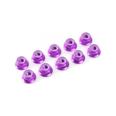 Revtec Самозаключваща се гайка с пр. m3 алуминий лилава (10)