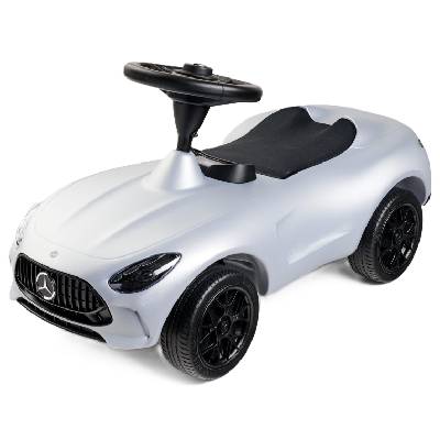 Кола за яздене BIG Bobby Car - Mercedes-AMG GT, сребрист (800056354)
