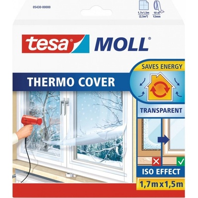 Tesamoll Izolační fólie na okno Thermo Cover transparentní 1,7 x 1,5 m