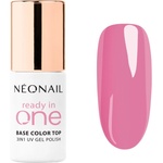 NEONAIL Ready In One 3in1 UV Gel Polish гел лак за нокти с диамантен прах цвят 10 One Pink Spark 7.2ml