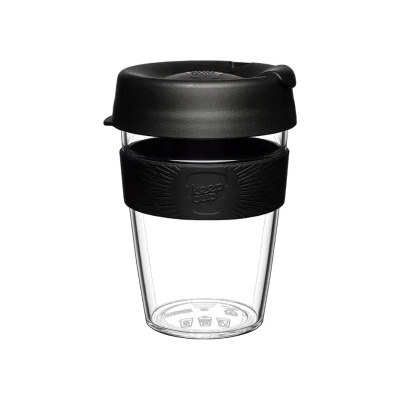 KeepCup Clear - 340, Black (CCBLA12)